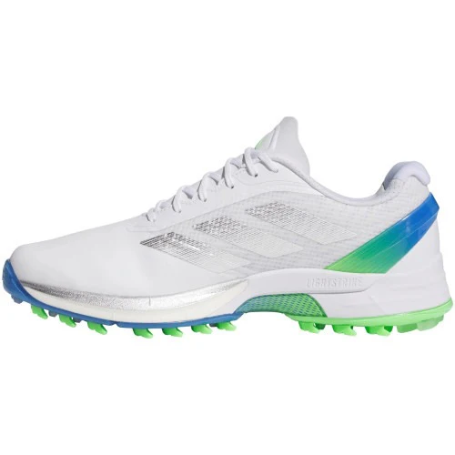 Adizero ZG Spikeless Golf Shoes - White/Green - Image 4