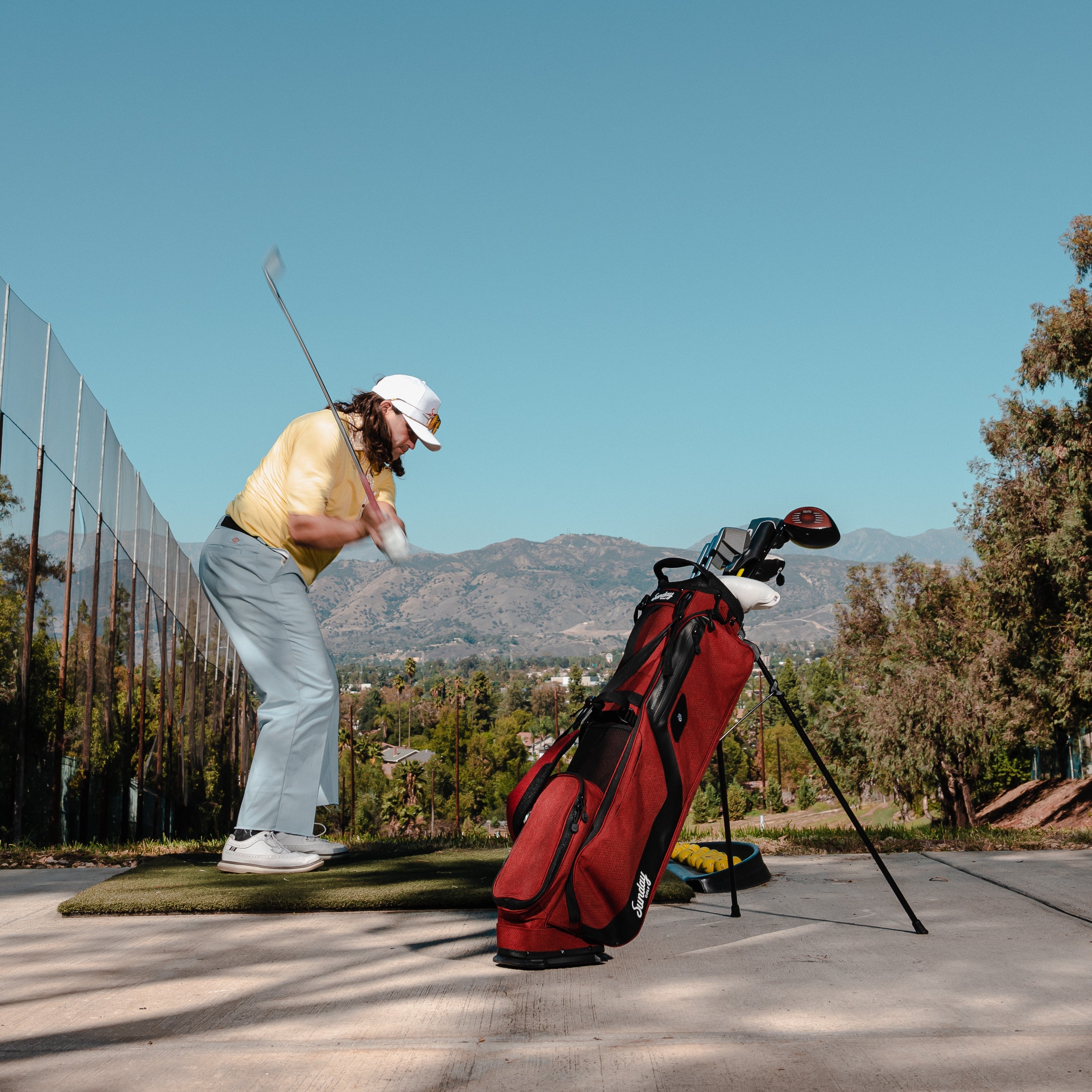 El Camino | Ron Burgundy Walking Golf Bag - Image 8