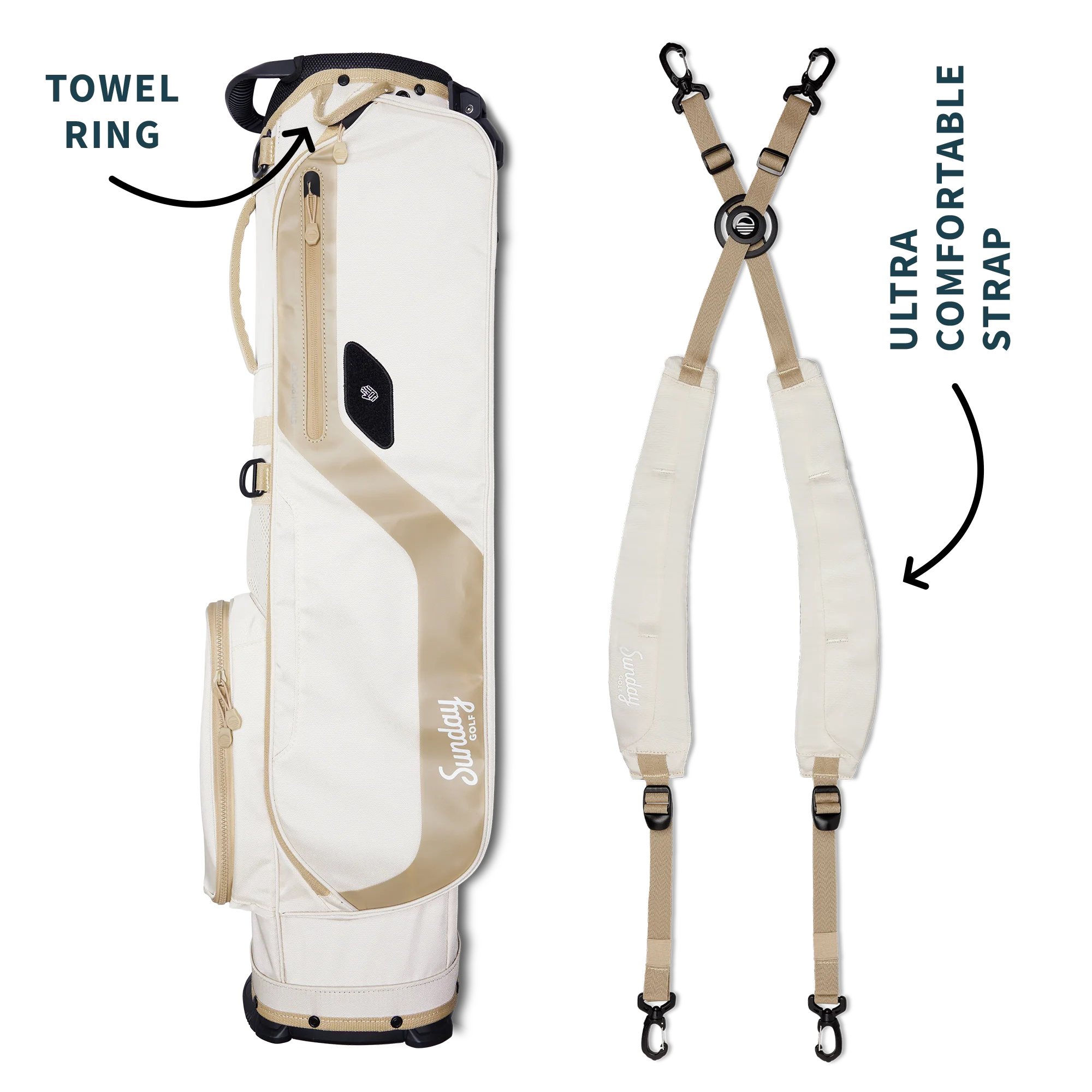 El Camino | Toasted Almond Walking Golf Bag - Image 4