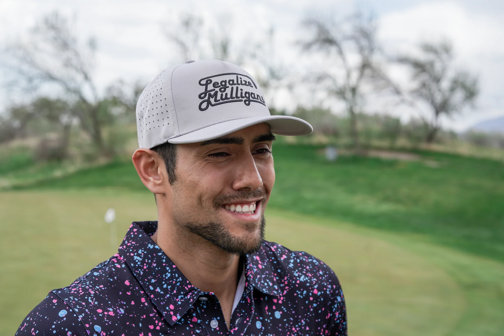 Legalize Mulligans Gray Golf Hat - Image 3